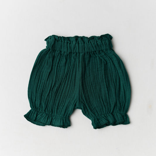 Muslin Bubble Crinkle Bloomers - Opal