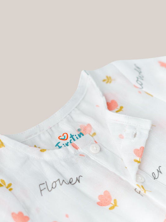 Muslin Pyjama Patiala Set - Candy Flower