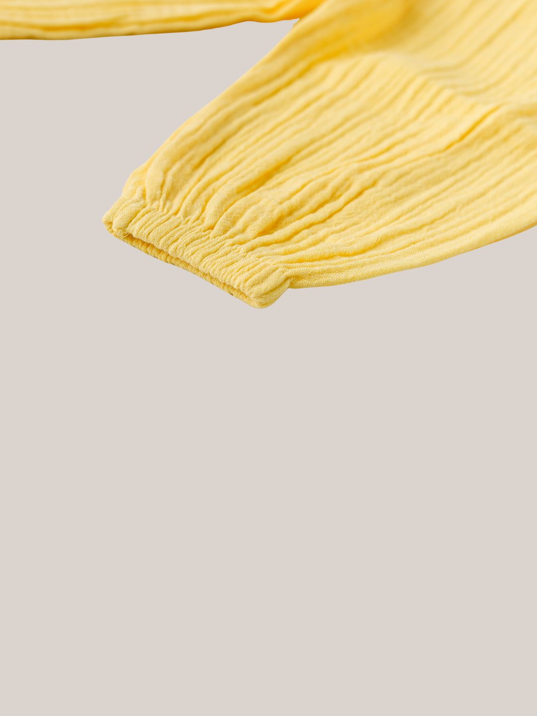 Muslin Pyjama Patiala Set - (W) Lt. Yellow Strings