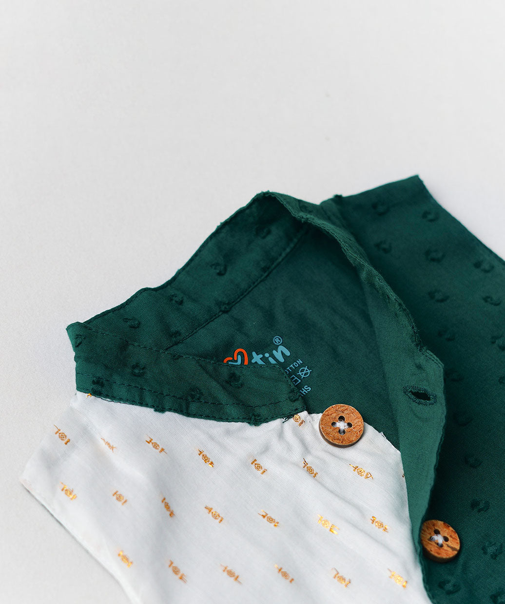 Lurex Dobby Waist Coat-Dhoti Pant - Opal