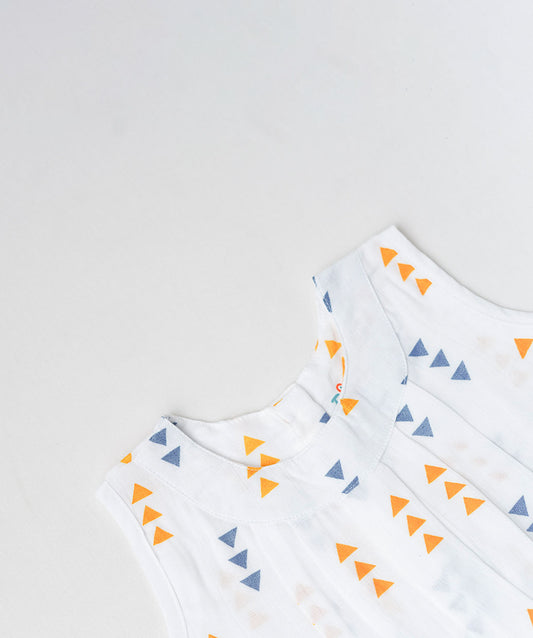 Muslin Pintuck Frock - Trigon