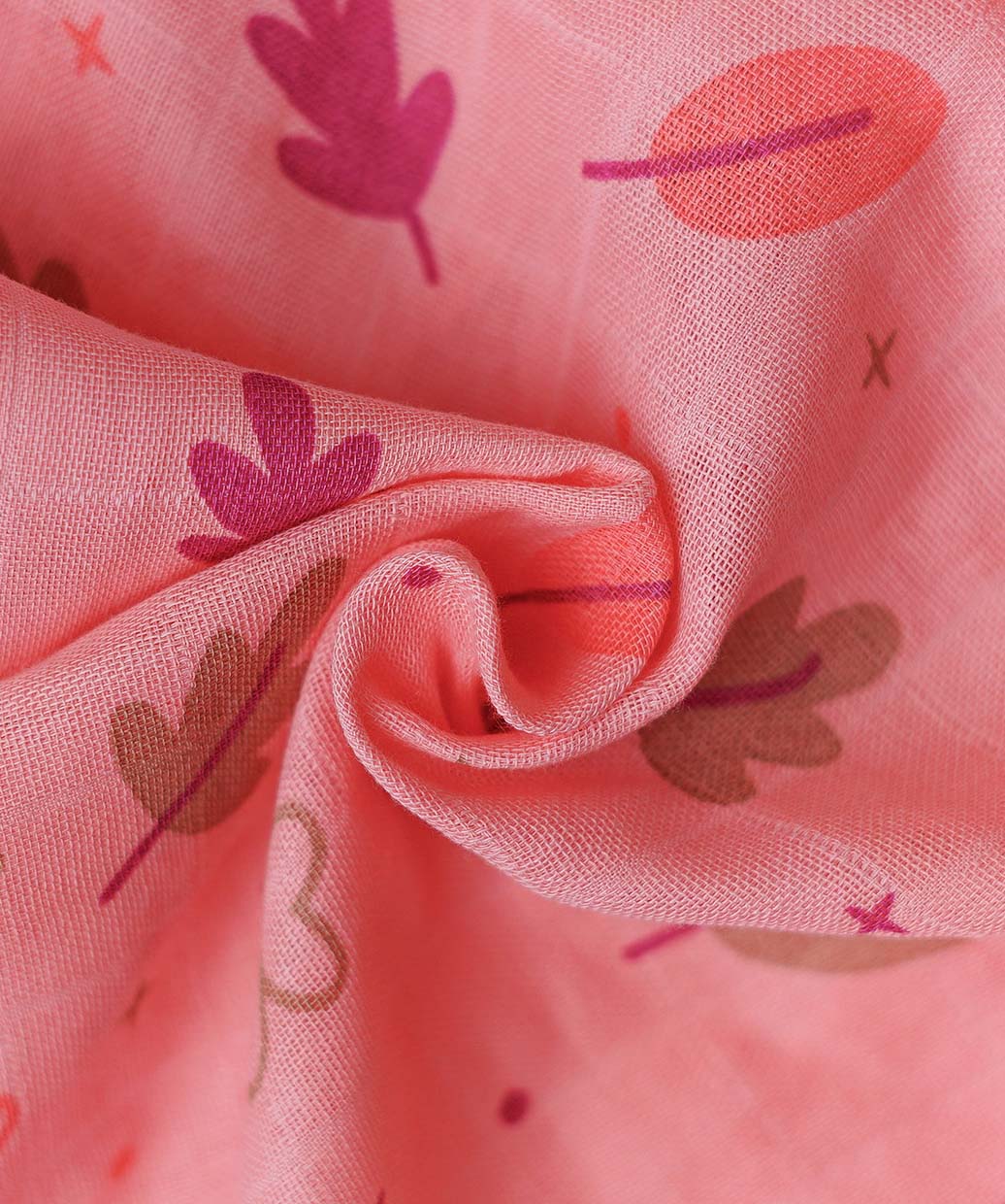 Muslin Cap Sleeve Frock - Melon Pink Maple