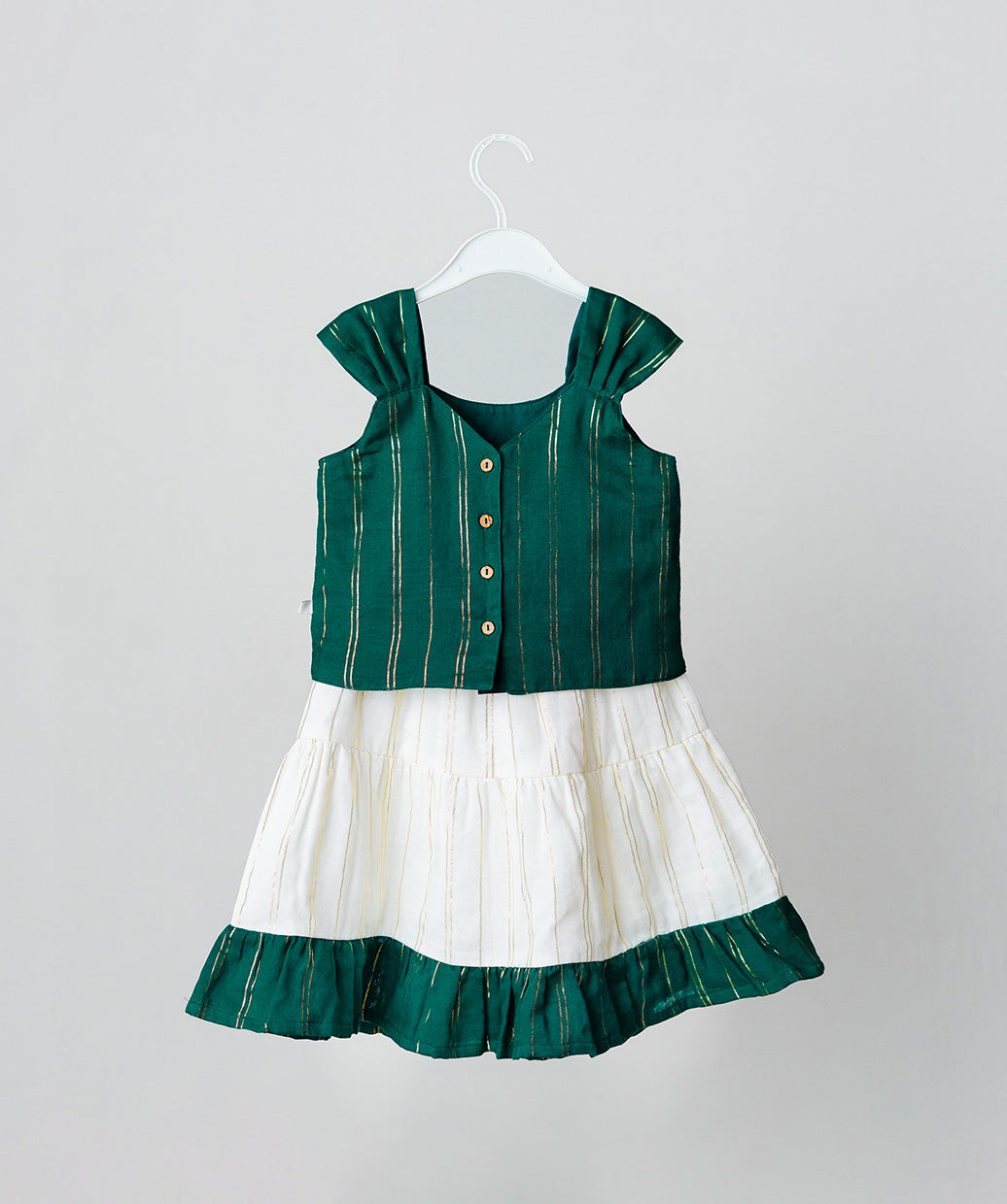 Ira Top With Skirt (Sleeveless) - Opal