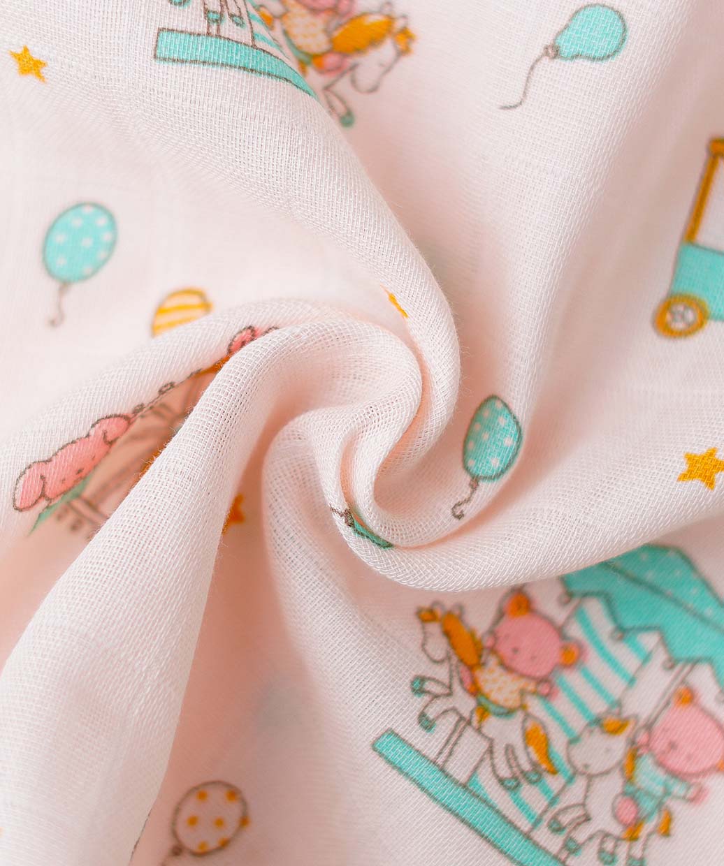 Muslin Jabla-Shorts Set Sleeveless - Salsa Rose Ferris Wheel