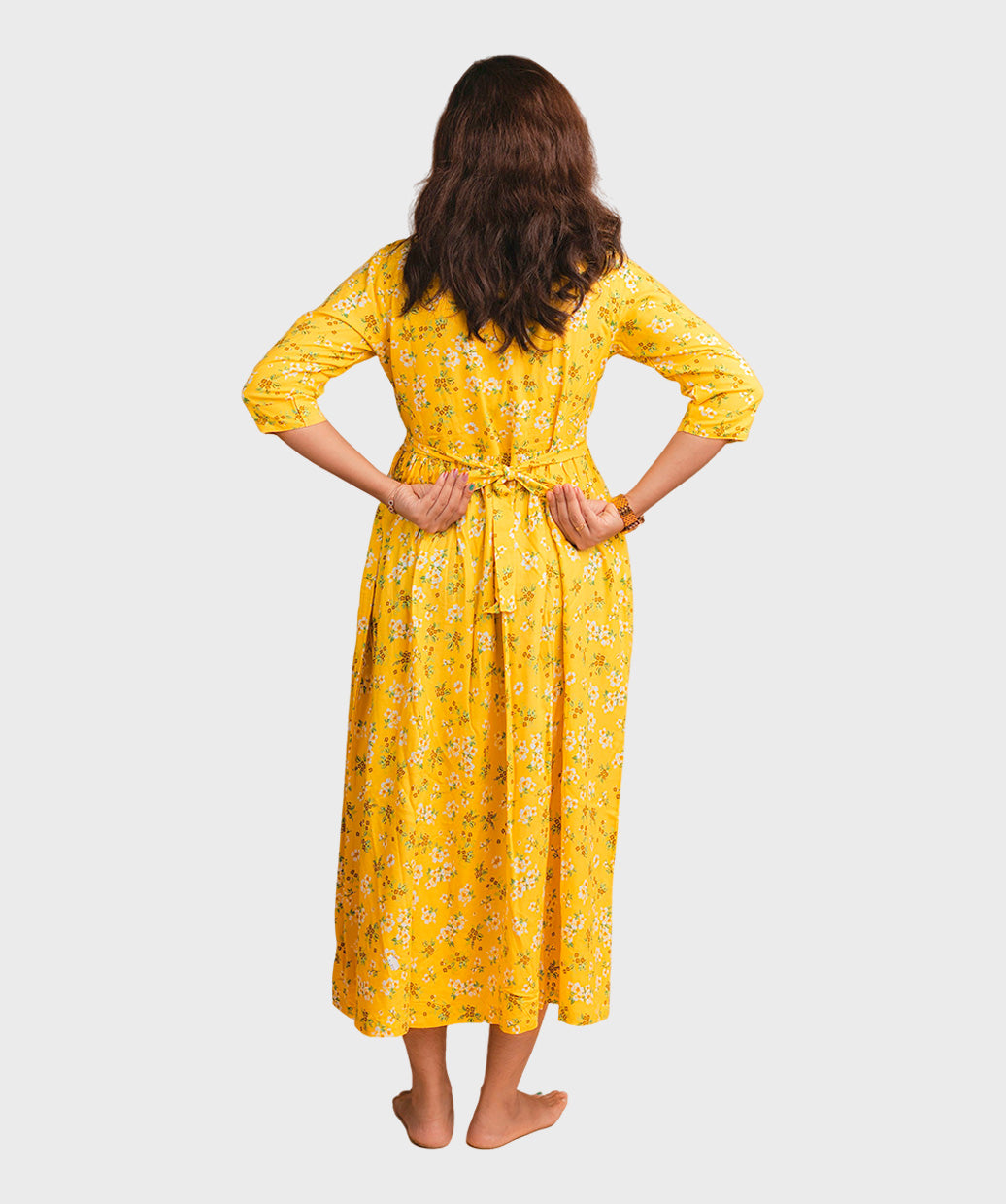 Feeding Maxi Gown - Honey Dew