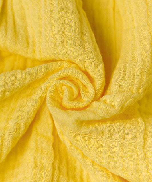 Muslin Bubble Crinkle Smocking Frock - Crayola