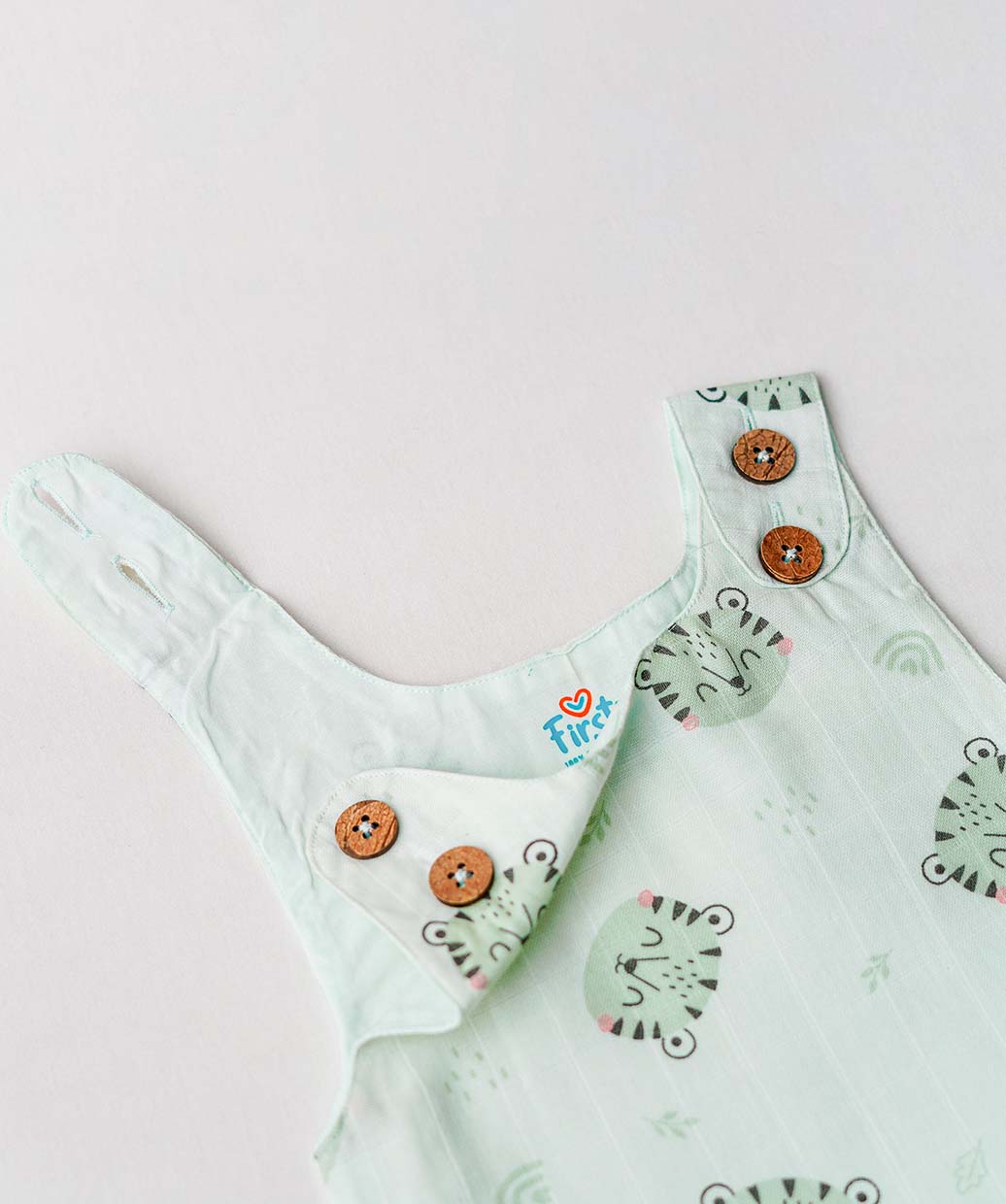 Muslin Tent Frock - Frost Tiger Rainbow