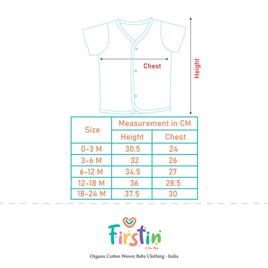 Salsa Rose - Daisy Cloud Printed Muslin Jabla Shorts Set Half Sleeve