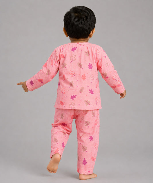 Muslin Pyjamas Set - Melon Pink Maple