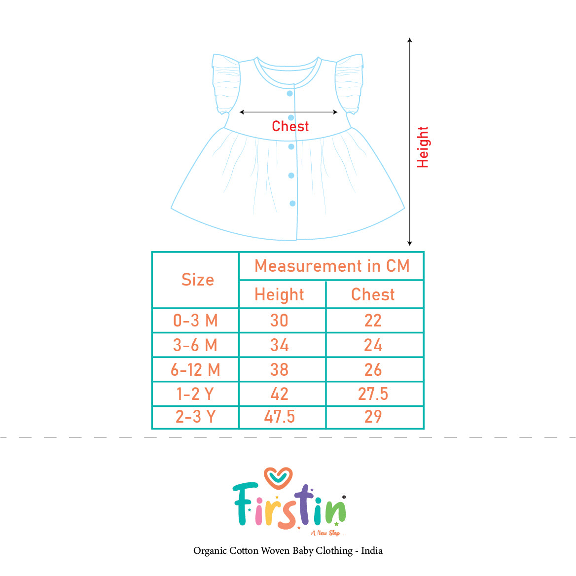 Swiss Dobby Half Sleeve Casual Frock - Opal