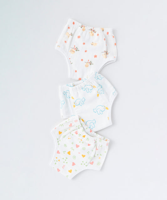 Muslin ULTRA Padded Underwear 3 Pc Pack Combo 2