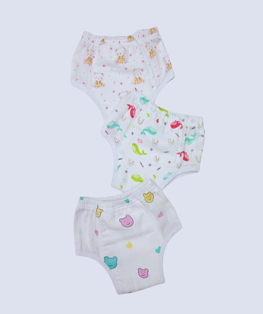 Muslin ULTRA Padded Underwear 3 Pc Pack Combo 3