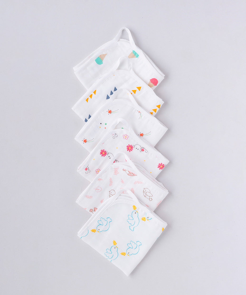 Wash Cloth Assorted (Any 2 prints) 2 Pcs Pack Combo 2