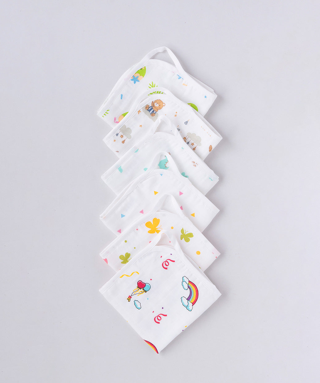 Wash Cloth Assorted (Any 2 prints) 2 Pcs Pack Combo 1