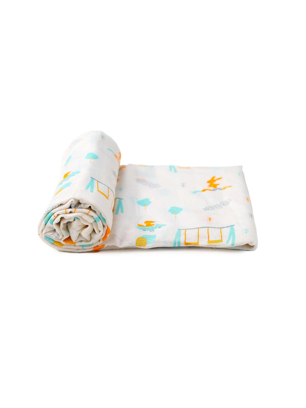 FIRSTIN Bamboo Swaddle 120X120CM - Swing