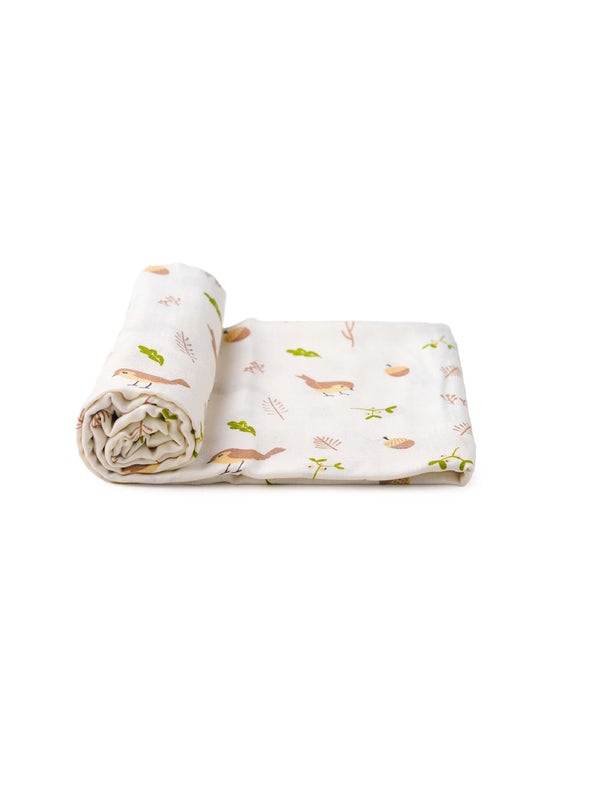 FIRSTIN Bamboo Swaddle 120X120CM - Finch