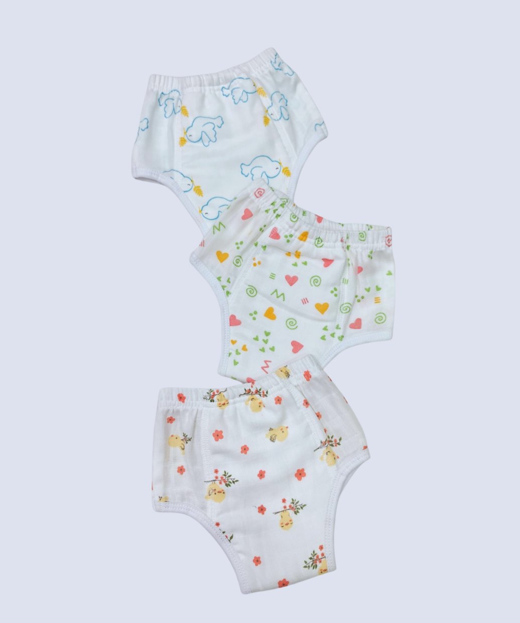 Muslin ULTRA Padded Underwear 3 Pc Pack Combo 2