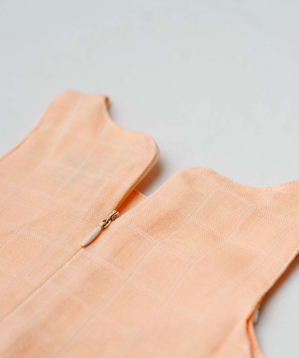 Muslin Boho Frock - Apricot Sherbet Moss