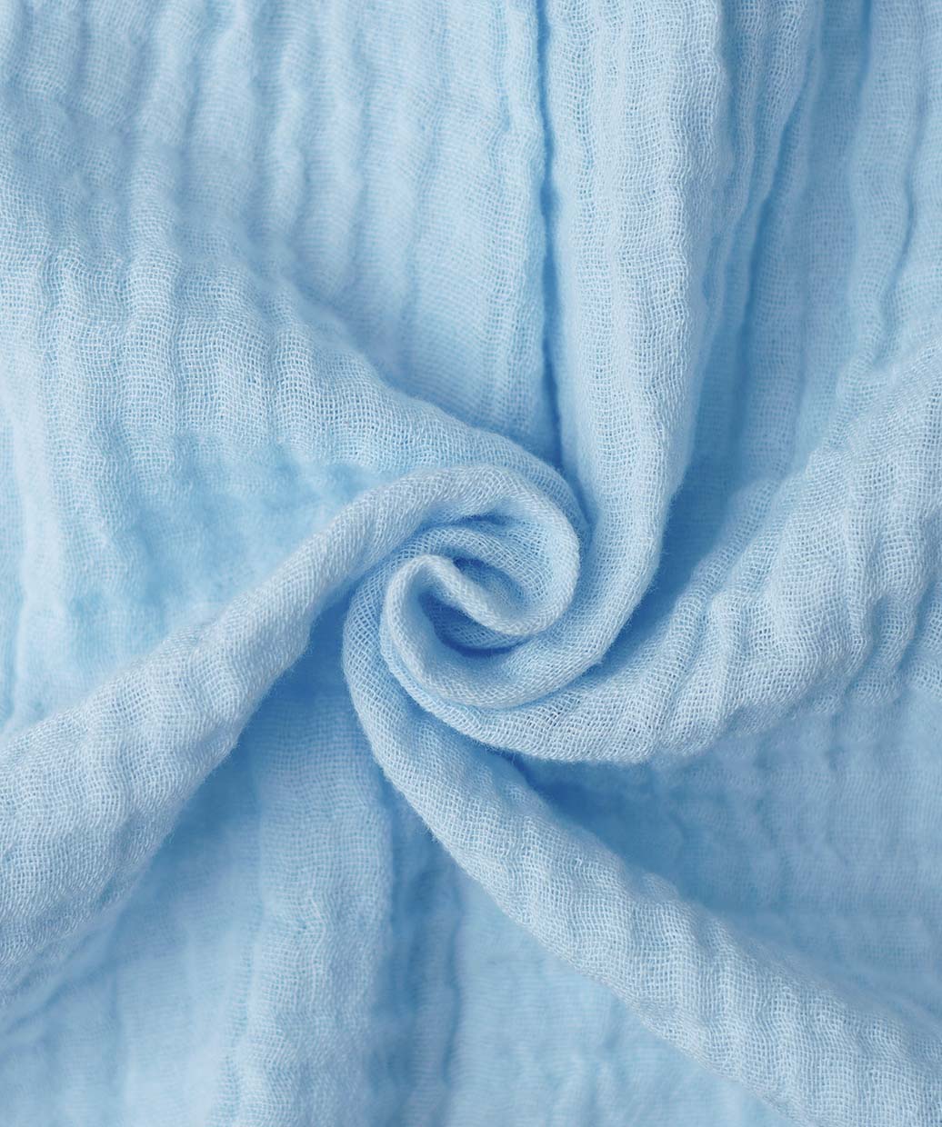Muslin Bubble Crinkle Grace Frock - Aqua