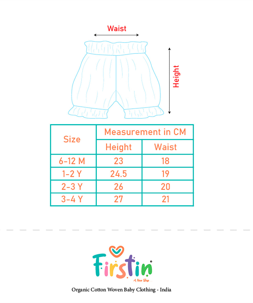 FIRSTIN Muslin Bubble Crinkle Bloomers - Opal