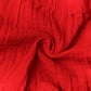 FIRSTIN Muslin Bubble Crinkle Bloomers - Carmine