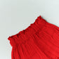 FIRSTIN Muslin Bubble Crinkle Bloomers - Carmine