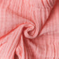 FIRSTIN Muslin Bubble Crinkle Bloomers - Flamingo Pink