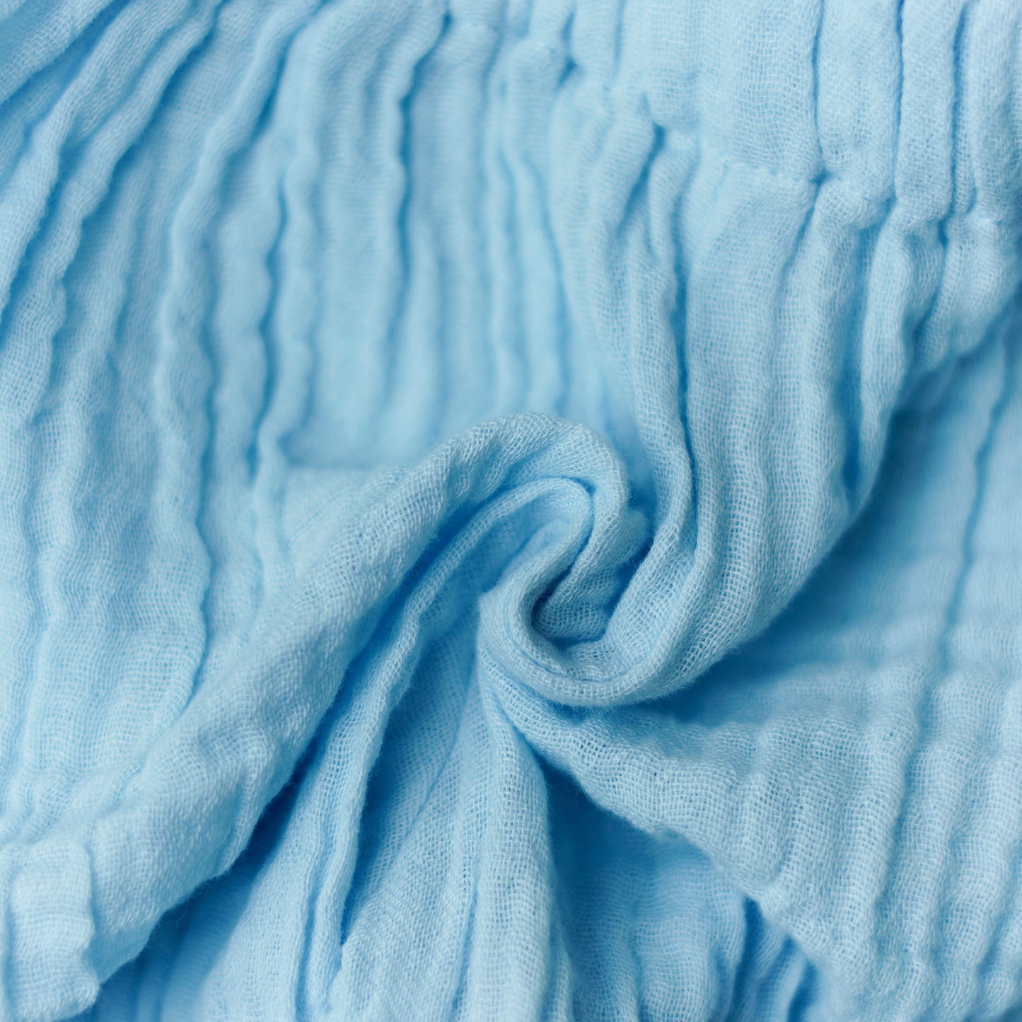 FIRSTIN Muslin Bubble Crinkle Bloomers - Aqua