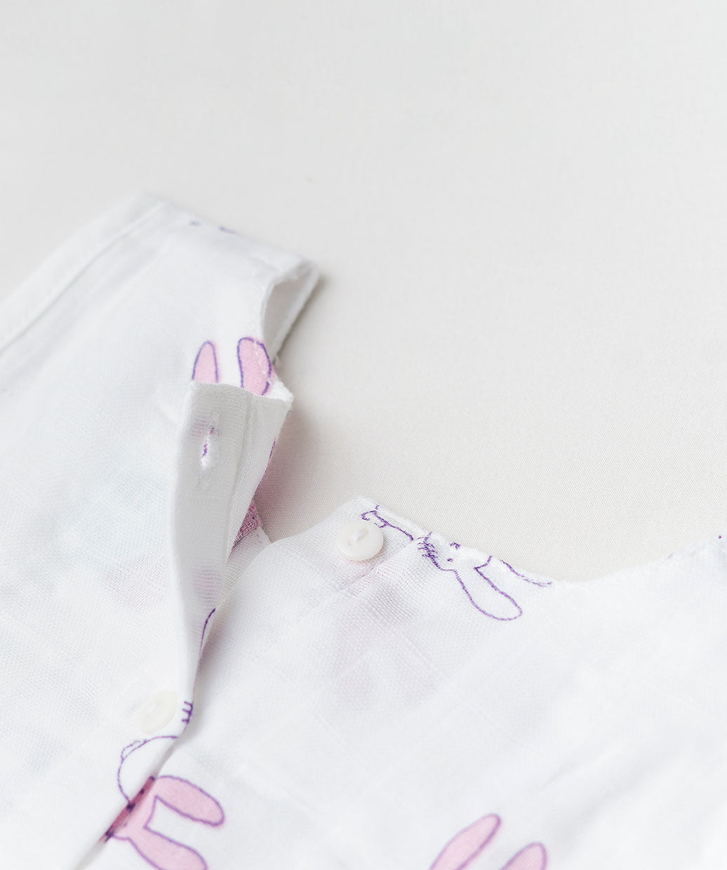 Muslin Pintuck Frock - Bunny