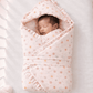 Muslin Salsa Rose Daisy Cloud Baby Wrap Bed