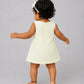 Muslin Boho Frock - Lime Cream Anthurium