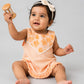 Muslin Boho Frock - Apricot Sherbet Moss