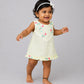 Muslin Boho Frock - Lime Cream Anthurium