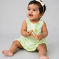 Muslin Boho Frock - Fluo Green Buttercup