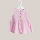 Swiss Dobby Sleeveless Casual Frock - Fragrant Lilac