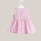 Swiss Dobby Sleeveless Casual Frock - Fragrant Lilac