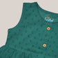 Swiss Dobby Sleeveless Casual Frock - Opal