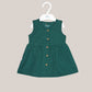Swiss Dobby Sleeveless Casual Frock - Opal