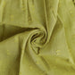 Swiss Dobby Sleeveless Casual Frock - Palm Green