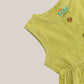 Swiss Dobby Sleeveless Casual Frock - Palm Green