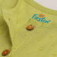 Swiss Dobby Sleeveless Casual Frock - Palm Green