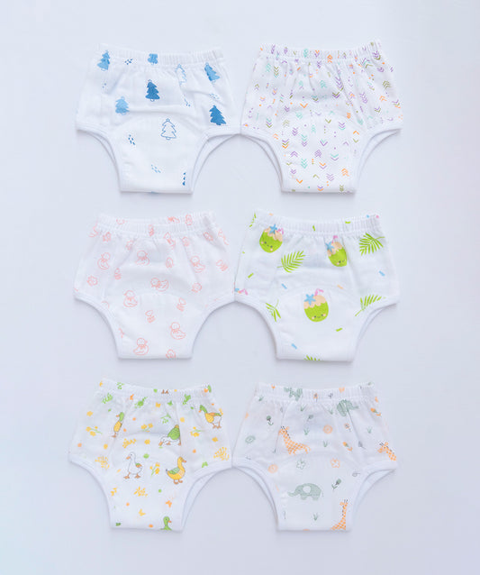Muslin Padded Underwear 6 Pc Pack Combo 3
