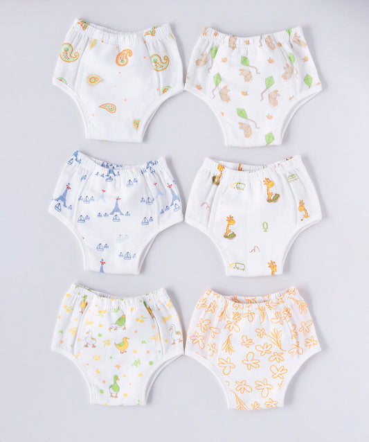 Muslin ULTRA Padded Underwear 6 Pc Pack Combo 5