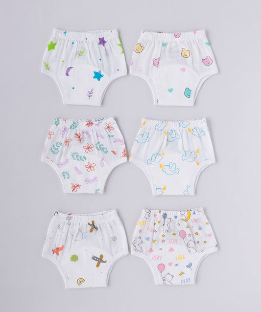 Muslin Padded Underwear 6 Pc Pack Combo 6