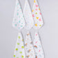 Wash Cloth Assorted (Any 2 prints) 2 Pcs Pack Combo 1