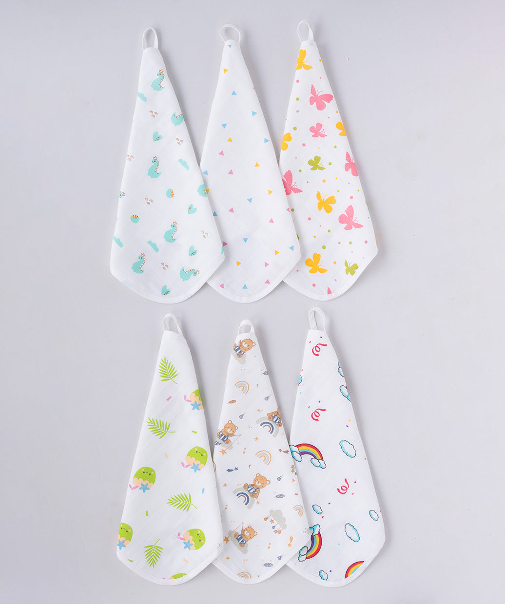 Wash Cloth Assorted (Any 2 prints) 2 Pcs Pack Combo 1