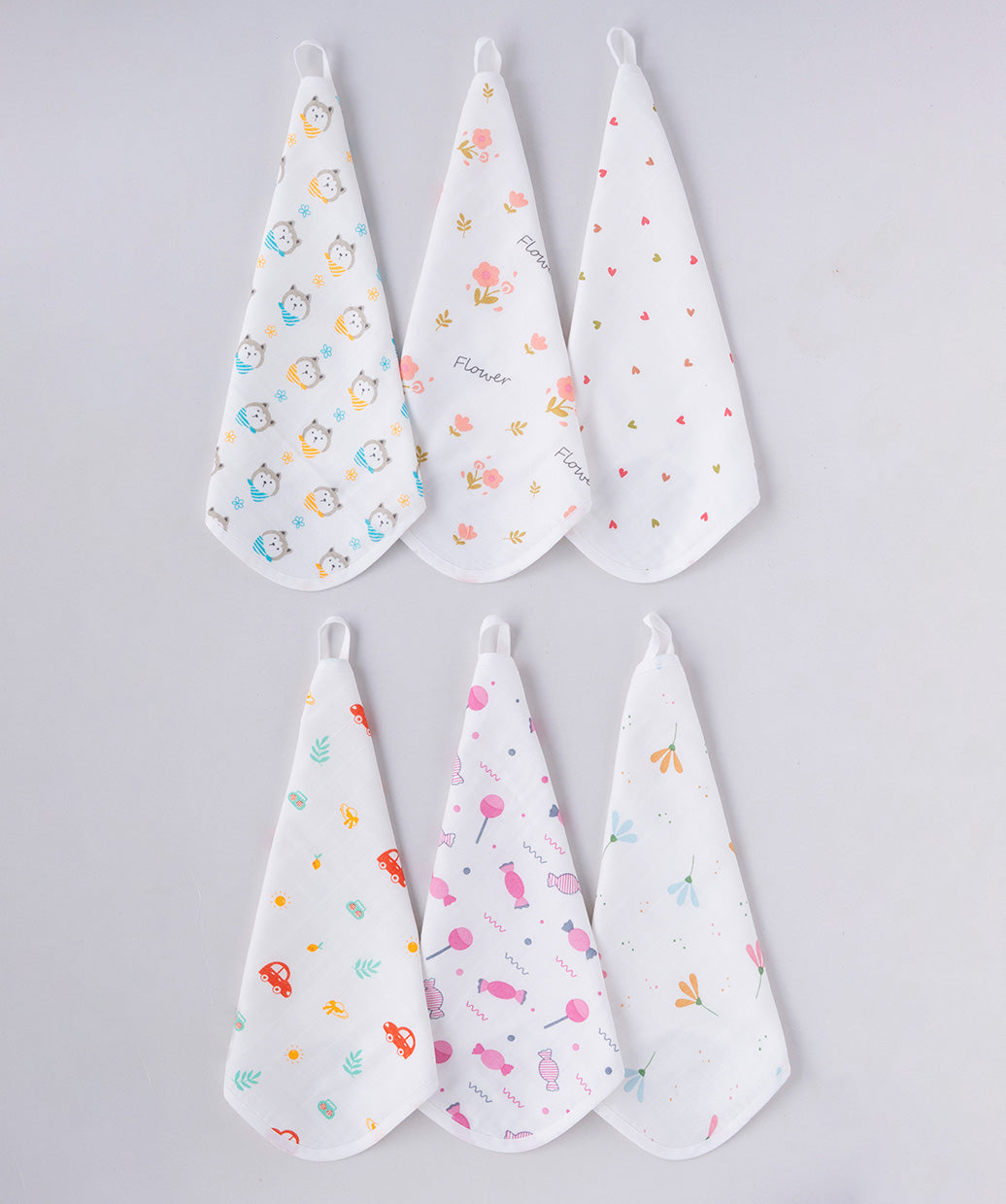 Wash Cloth Assorted (Any 2 prints) 2 Pcs Pack Combo 3