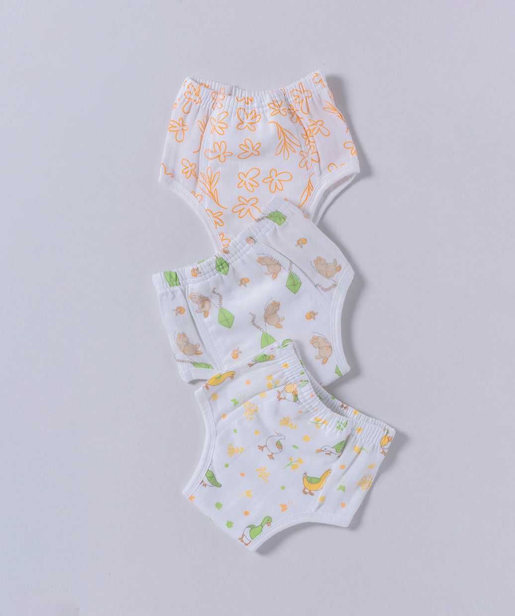Muslin ULTRA Padded Underwear 3 Pc Pack Combo 6