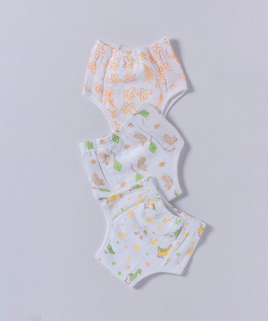 Muslin ULTRA Padded Underwear 3 Pc Pack Combo 6