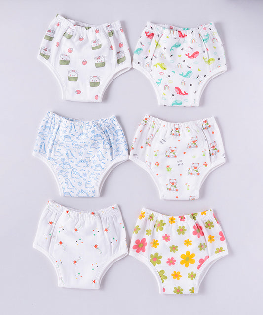 Muslin ULTRA Padded Underwear 6 Pc Pack Combo 6